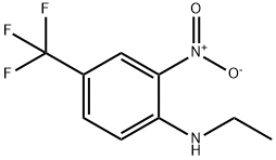 N-ETHYL 2-NITRO-4-(TRIFLUOROMETHYL)ANILINE 구조식 이미지