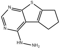 (2,3-DIHYDRO-1H-8-THIA-5,7-DIAZA-CYCLOPENTA[A]INDEN-4-YL)-HYDRAZINE Structure