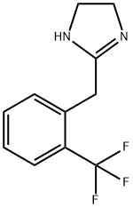 2-[2-(Trifluoromethyl)benzyl]-2-imidazoline 구조식 이미지
