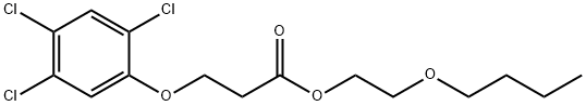 2-부톡시에틸3-(2,4,5-트리클로로페녹시)프로피오네이트 구조식 이미지