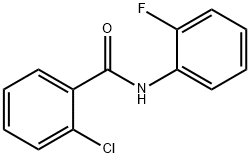 2-클로로-N-(2-플루오로페닐)벤즈미드 구조식 이미지
