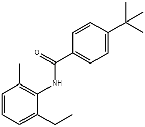 4-tert-butyl-N-(2-ethyl-6-methylphenyl)benzamide Structure