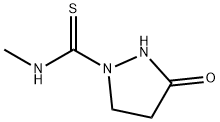 1-피라졸리딘카르보티오아미드,N-메틸-3-옥소-(9CI) 구조식 이미지