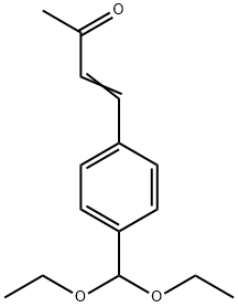 (E)-4-[4-(diethoxymethyl)phenyl]-3-buten-2-one Structure