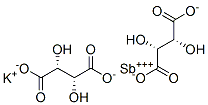 Kaliumantimonyltartrat Structure