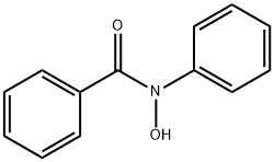 N-Phenylbenzohydroxamic acid 구조식 이미지