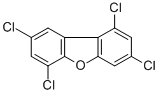 1,3,6,8-TETRACHLORODIBENZOFURAN Structure