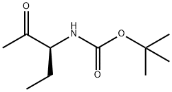 Carbamic acid, [(1S)-1-ethyl-2-oxopropyl]-, 1,1-dimethylethyl ester (9CI) Structure