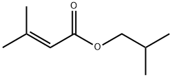 이소부틸3-메틸-2-부테노에이트 구조식 이미지