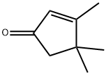 3,4,4-TRIMETHYLCYCLOPENT-2-ENONE Structure