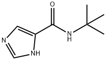 1H-이미다졸-5-카르복스아미드,N-(1,1-디메틸에틸)- 구조식 이미지