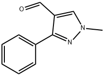 1-METHYL-3-PHENYL-1H-PYRAZOLE-4-CARBALDEHYDE,97% Structure
