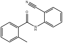 N-(2-CYANOPHENYL)-2-METHYLBENZAMIDE Structure