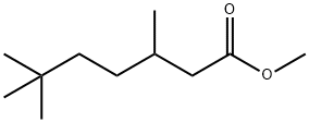 3,6,6-Trimethylheptanoic acid methyl ester Structure