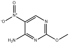 2-Methoxy-5-Nitro-4-Pyrimidinamine Structure