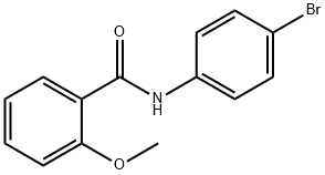 N-(4-bromophenyl)-2-methoxybenzamide Structure