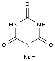 Cyanuric acid trisodium salt 구조식 이미지