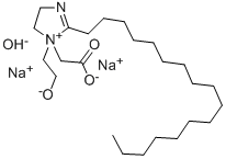 disodium 1-(carboxymethyl)-2-heptadecyl-4,5-dihydro-1-(2-hydroxyethyl)-1H-imidazolium hydroxide  Structure