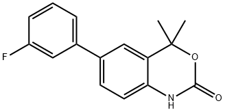 6-(3-FLUOROPHENYL)-4,4-DIMETHYL-1H-BENZO[D][1,3]OXAZIN-2(4H)-ONE 구조식 이미지