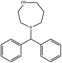 1-(DIPHENYLMETHYL)HEXAHYDRO-1H-1,4-DIAZEPINE Structure