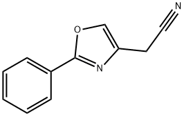 (2-PHENYL-1,3-OXAZOL-4-YL)ACETONITRILE Structure