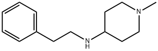 1-methyl-N-(2-phenylethyl)piperidin-4-amine Structure