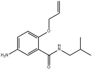 2-(Allyloxy)-5-amino-N-isobutylbenzamide Structure