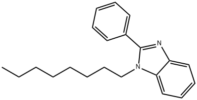 1-N-OCTYL-2-PHENYLBENZMIDAZOLE Structure