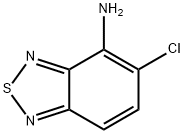 4-Amino-5-chloro-2,1,3-benzothiadiazole 구조식 이미지