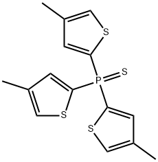 트리스(4-메틸-2-티에닐)포스핀설파이드 구조식 이미지