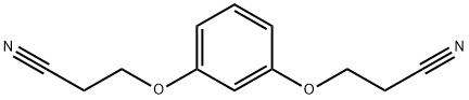 3-[3-(2-cyanoethoxy)phenoxy]propanenitrile Structure