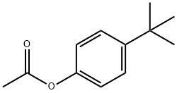 ACETIC ACID 4-TERT-BUTYLPHENYL ESTER Structure