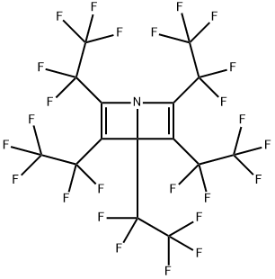 2,3,4,5,6-펜타키스(펜타플루오로에틸)-1-아자비시클로[2.2.0]헥사-2,5-디엔 구조식 이미지