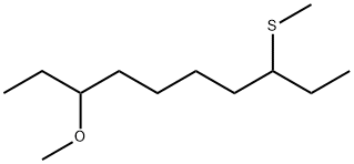 3-Methoxy-8-(methylthio)decane Structure