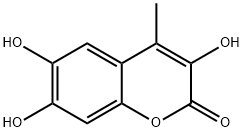 Coumarin, 3,6,7-trihydroxy-4-methyl- (8CI) Structure