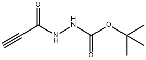 히드라진카르복실산,2-(1-옥소-2-프로피닐)-,1,1-디메틸에틸에스테르(9CI) 구조식 이미지