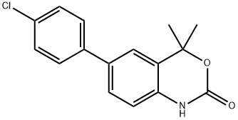 6-(4-CHLOROPHENYL)-4,4-DIMETHYL-1H-BENZO[D][1,3]OXAZIN-2(4H)-ONE 구조식 이미지