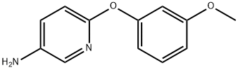 6-(3-메톡시페녹시)피리딘-3-아민 구조식 이미지