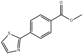 메틸4-티아졸-2-일-벤조에이트 구조식 이미지