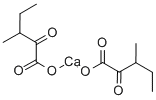 3-METHYL-2-OXOPENTANOIC ACID  CALCIUM Structure