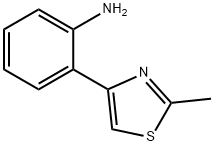 2-(2-METHYL-1,3-THIAZOL-4-YL)ANILINE Structure