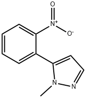 1-Methyl-5-(2-nitro-phenyl)-1H-pyrazole 구조식 이미지
