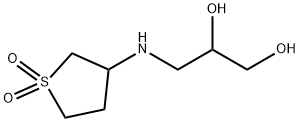 3-(1,1-DIOXO-TETRAHYDRO-1LAMBDA6-THIOPHEN-3-YL-AMINO)-PROPANE-1,2-DIOL 구조식 이미지