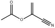 1-ACETOXY-1-CYANOETHYLENE 구조식 이미지