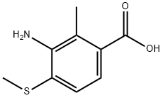 벤조산,3-아미노-2-메틸-4-(메틸티오)-(9CI) 구조식 이미지