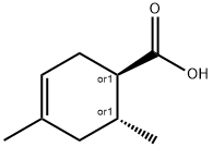 3-Cyclohexene-1-carboxylic acid, 4,6-dimethyl-, trans- (8CI,9CI) Structure