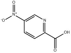 5-Nitropyridine-2-carboxylic acid 구조식 이미지