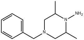 4-벤질-2,6-디메틸-피페라진-1-아민 구조식 이미지