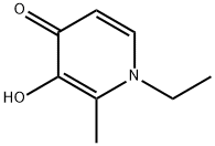 1-Ethyl-3-hydroxy-2-methyl-4(1H)-pyridinone Structure