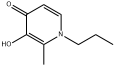 1-propyl-2-methyl-3-hydroxypyrid-4-one Structure